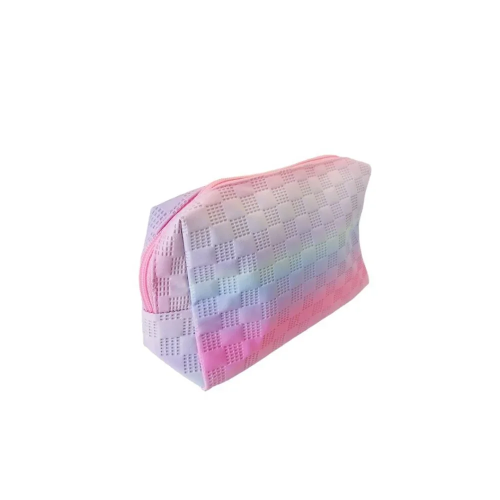 Mickey Mouse Iridescent Pink and Sky Blue Cosmetic Bag – Compact Travel Pouch –